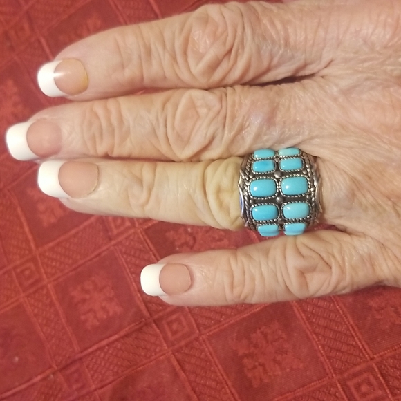 JTV Southwest Style Jewelry - 💥Sleeping Beauty💥 Turquoise Ring Sz 5 in 925 Sterling Silver. New condition